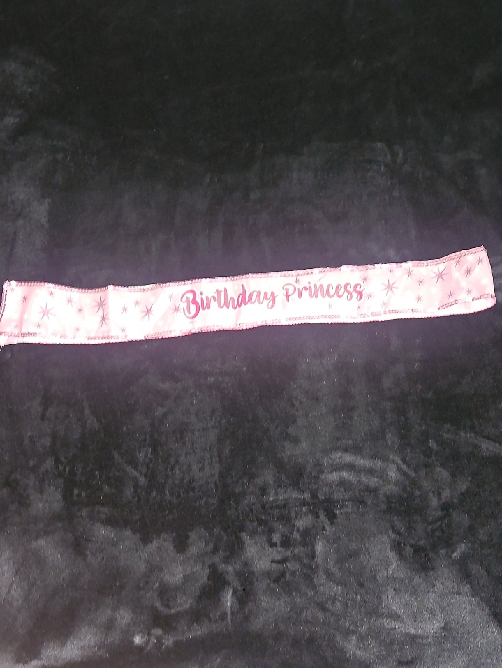 Pink "Birthday Princess" Satin Sash